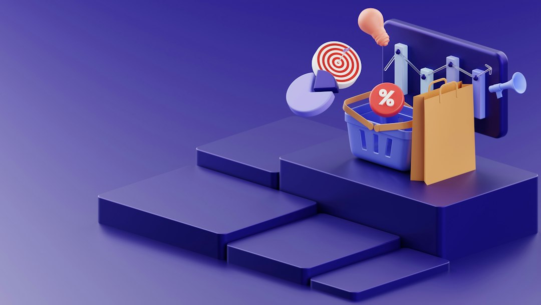 AI technology illustration representing online shopping and product comparison